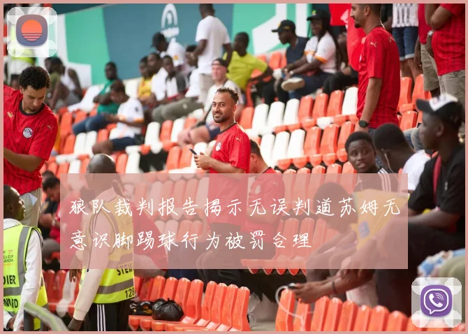 狼队裁判报告揭示无误判道苏姆无意识脚踢球行为被罚合理